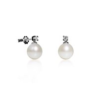 Earrings Promesse Woman in Gold Diamante 0.08 Ct OQPY775 - OQPY775